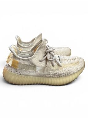 adidas Yeezy Boost 350 V2 Natural GY3438 Cream Beige Sneakers Size 5.5 Women